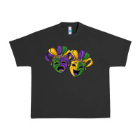 Pigment Black mardi gras mask Urban Heavy Tee - RanaPortraitStore