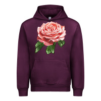 Mauve Wine America Rose Urban Hoodie - LillyAllenDesigns