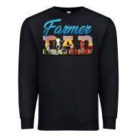 Black Western Farmer Dad Premium Sweatshirt - LillyAllenDesigns