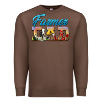 Chestnut Western Farmer Dad Premium Sweatshirt - LillyAllenDesigns