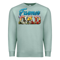 Seafoam Western Farmer Dad Premium Sweatshirt - LillyAllenDesigns