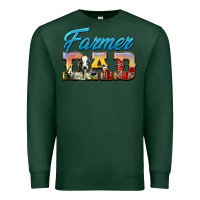 Sports Green Western Farmer Dad Premium Sweatshirt - LillyAllenDesigns