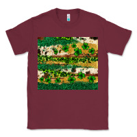 Burgundy St. Patrick's Day leopard cowhide shamrock tumbler Classic Tee - Neo Western