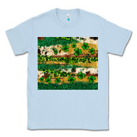 Dusty Blue St. Patrick's Day leopard cowhide shamrock tumbler Classic Tee - Neo Western