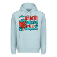 Blue Mist santa bring me turquoise Premium Hoodie - MaliasSmallBusiness