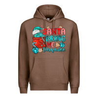Chestnut santa bring me turquoise Premium Hoodie - MaliasSmallBusiness