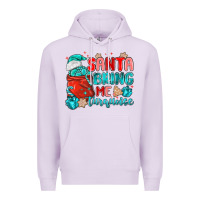 Lilac santa bring me turquoise Premium Hoodie - MaliasSmallBusiness
