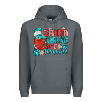 Rock santa bring me turquoise Premium Hoodie - MaliasSmallBusiness