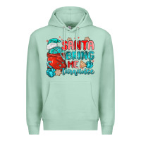 Seafoam santa bring me turquoise Premium Hoodie - MaliasSmallBusiness