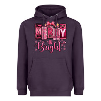 Plum merry and bright pink Christmas Heavyweight Hoodie - Jasminsmagicworld