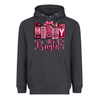 Smoke merry and bright pink Christmas Heavyweight Hoodie - Jasminsmagicworld