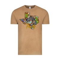 Vintage Camel texas map armadillo Vintage Tee - BarkalooDesign