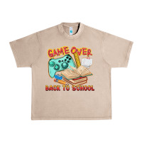 French Oak game over back to school Urban Heavy Tee - texasbilliewilder