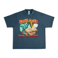 Midnight Navy game over back to school Urban Heavy Tee - texasbilliewilder