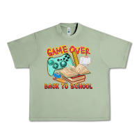 Oil Green game over back to school Urban Heavy Tee - texasbilliewilder