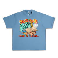 Pebble Blue game over back to school Urban Heavy Tee - texasbilliewilder