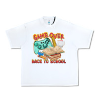 White game over back to school Urban Heavy Tee - texasbilliewilder