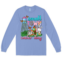 Colony Blue Small Town Easter Day Long Sleeve Tee - Neo Western