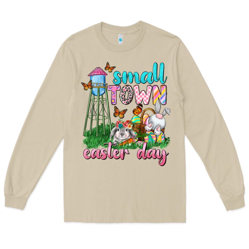 Small Town Easter Day Long Sleeve Tee by Neo Western | Teevron