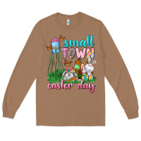 Toasted Coconut Small Town Easter Day Long Sleeve Tee - Neo Western