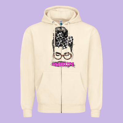 Racelife Zipper Hoodie Designed By Jahusdesignshop