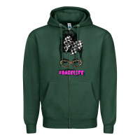 Sports Green racelife Zipper Hoodie - JahusDesignShop