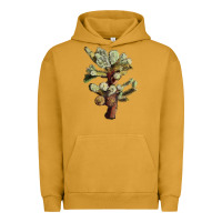 Pigment Peanut Butter Cholla Tree Cactus Urban Hoodie - LillyAllenDesigns