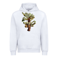 White Cholla Tree Cactus Urban Hoodie - LillyAllenDesigns