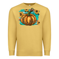 Antique Gold pumpkin western Premium Sweatshirt - BarkalooDesign