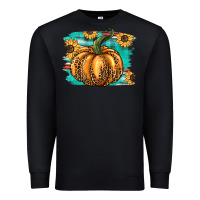 Black pumpkin western Premium Sweatshirt - BarkalooDesign