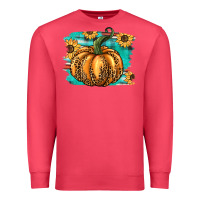Cardinal pumpkin western Premium Sweatshirt - BarkalooDesign
