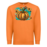 Carrot pumpkin western Premium Sweatshirt - BarkalooDesign