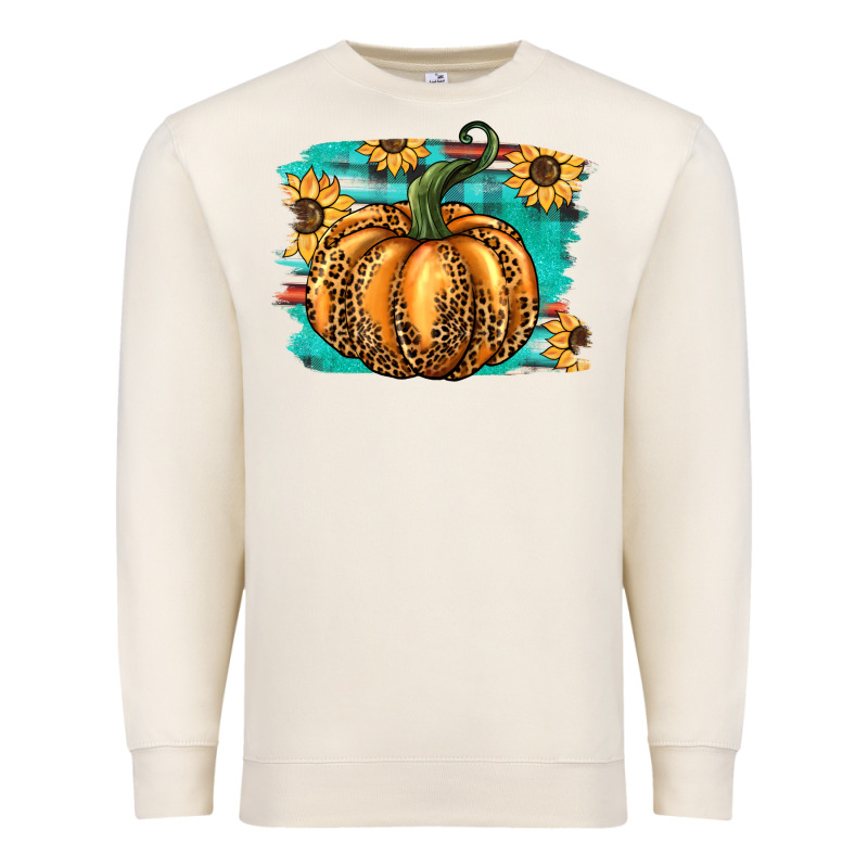 Pumpkin Western Premium Sweatshirt by BarkalooDesign | Teevron