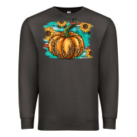 Smoke pumpkin western Premium Sweatshirt - BarkalooDesign