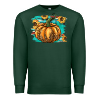 Sports Green pumpkin western Premium Sweatshirt - BarkalooDesign