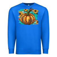 True Royal pumpkin western Premium Sweatshirt - BarkalooDesign
