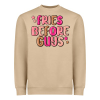 Mushroom fries before guys Heavyweight Sweatshirt - MaliasSmallBusiness