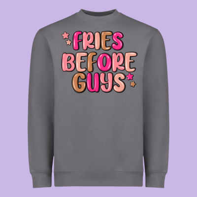 Heavyweight Sweatshirt fries before guys