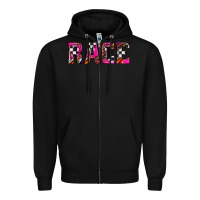Black race Zipper Hoodie - JahusDesignShop