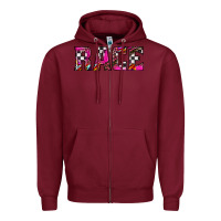 Burgundy race Zipper Hoodie - JahusDesignShop