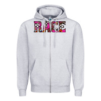 Heather Grey race Zipper Hoodie - JahusDesignShop