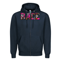 Navy race Zipper Hoodie - JahusDesignShop