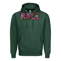 Sports Green race Zipper Hoodie - JahusDesignShop