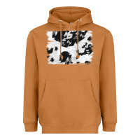 Meerkat black and white cowhide backround Heavyweight Hoodie - NancyCooperArtShop