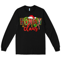 Black christmas honey claus Long Sleeve Tee - FaDigitalArtStudio