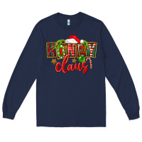 Navy christmas honey claus Long Sleeve Tee - FaDigitalArtStudio