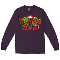 Plum christmas honey claus Long Sleeve Tee - FaDigitalArtStudio