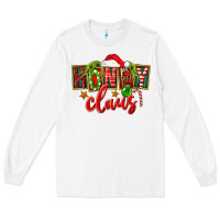 White christmas honey claus Long Sleeve Tee - FaDigitalArtStudio