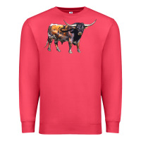 Cardinal Texas Longhorn Bull Premium Sweatshirt - LillyAllenDesigns