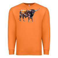 Carrot Texas Longhorn Bull Premium Sweatshirt - LillyAllenDesigns